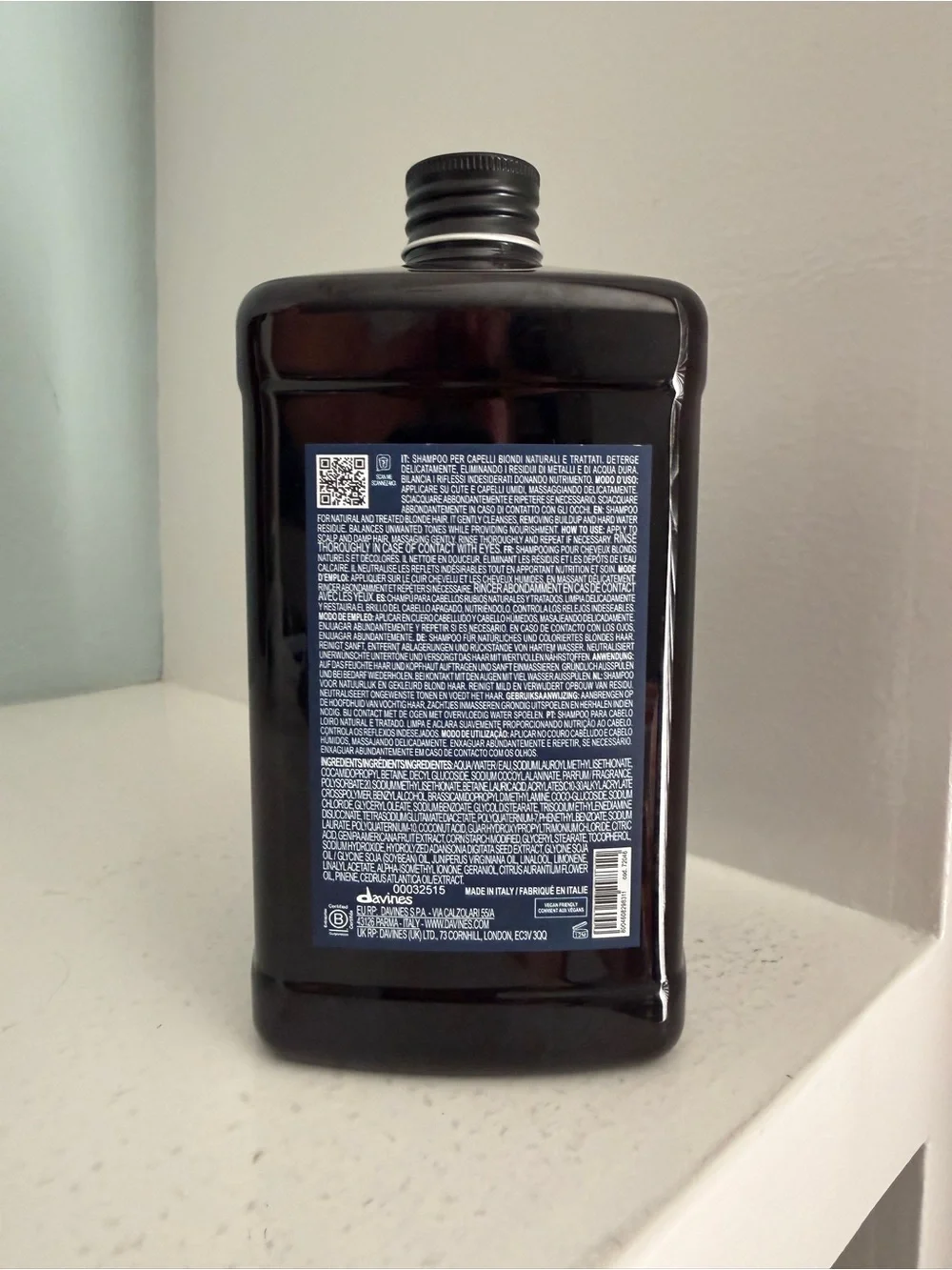 Davines Heart of Glass Silkening Shampoo - New 1000 ML 33.8 oz with pump